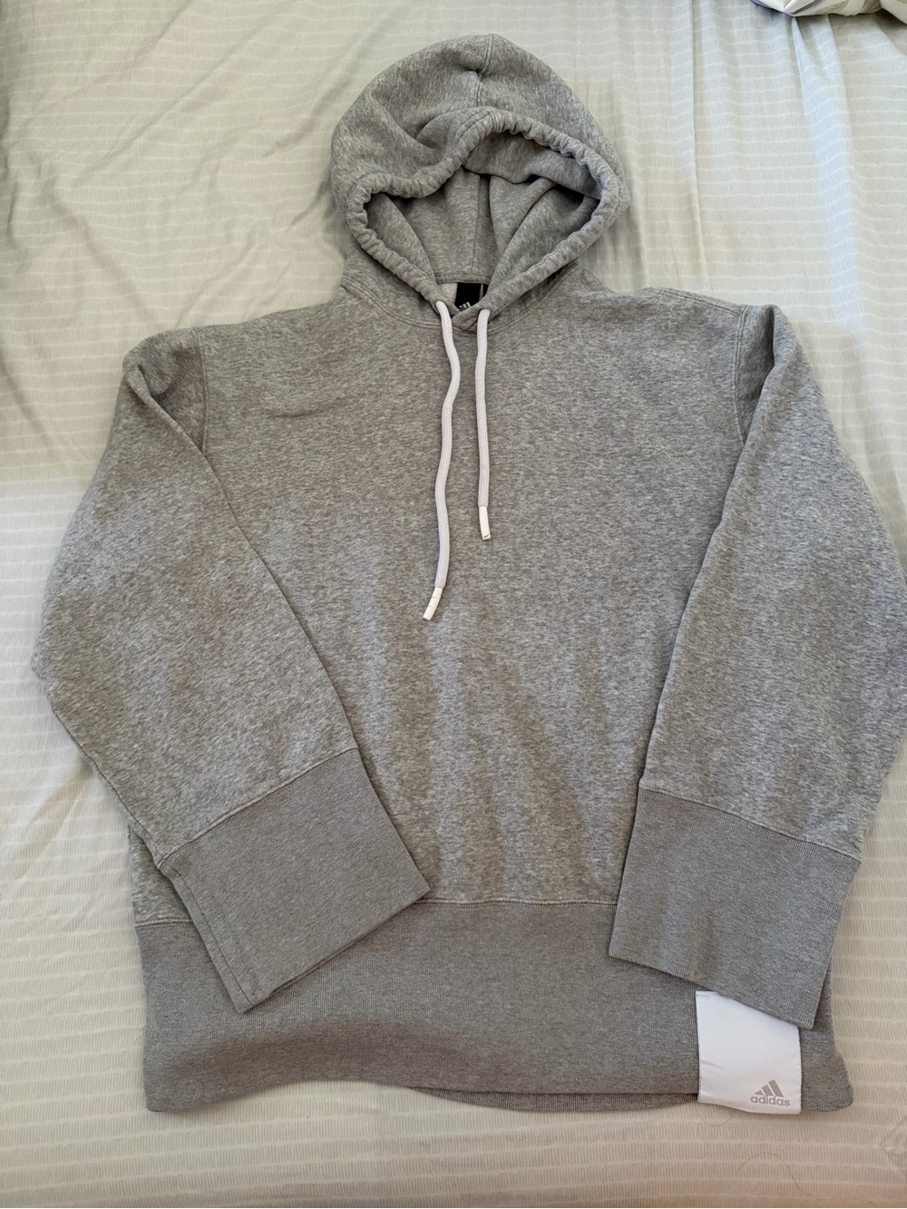 Adidas Men’s Grey Pullover Hoodie